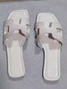 2025 Summer New H-Shape Fashion Flat Sandals, Simple Outdoor Beach Casual Slippers For Women