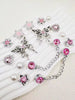 16pcs Elegant Shoe Charms Pearl Butterfly Heart Resin Cute Style, Suitable For Casual Shoes, Slippers, Sandals, Creative Party Gift